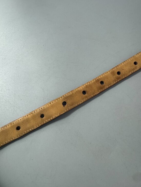 Vintage Carlisi Genuine Crocodile Leather Women\'s Belt, Size M main image 10